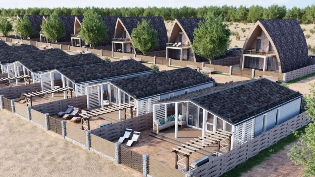 Архитектурные решения по гостиничному комплексу